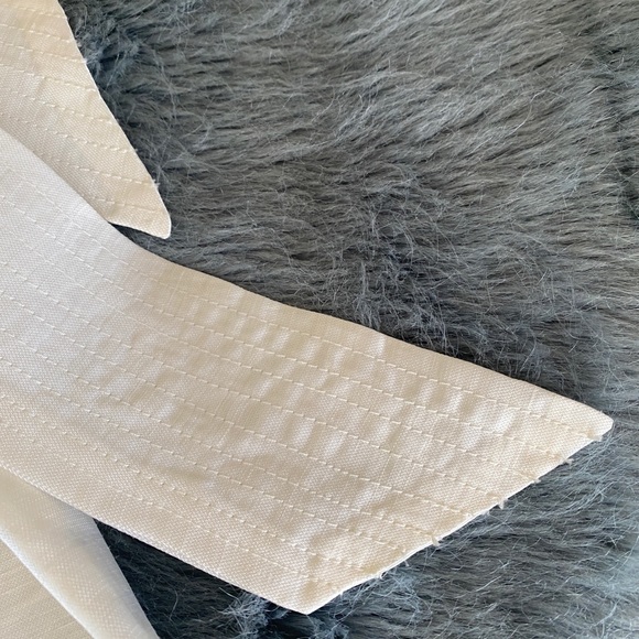 J Crew Linen Blend Cream Midi XS - Picture 14 of 15